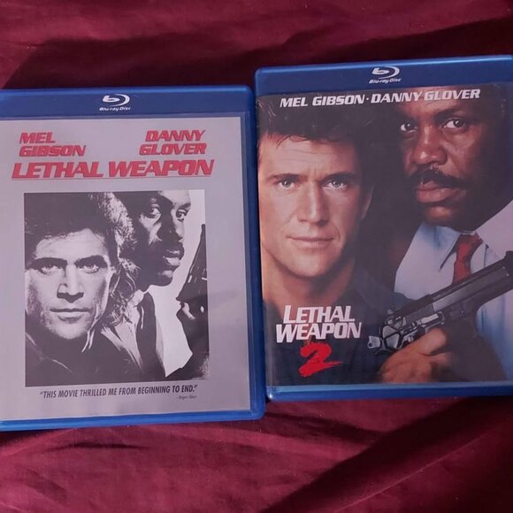 Lethal Weapon 1 and 2 - Lot of 2 bluray blu ray movies - Picture 1 of 4